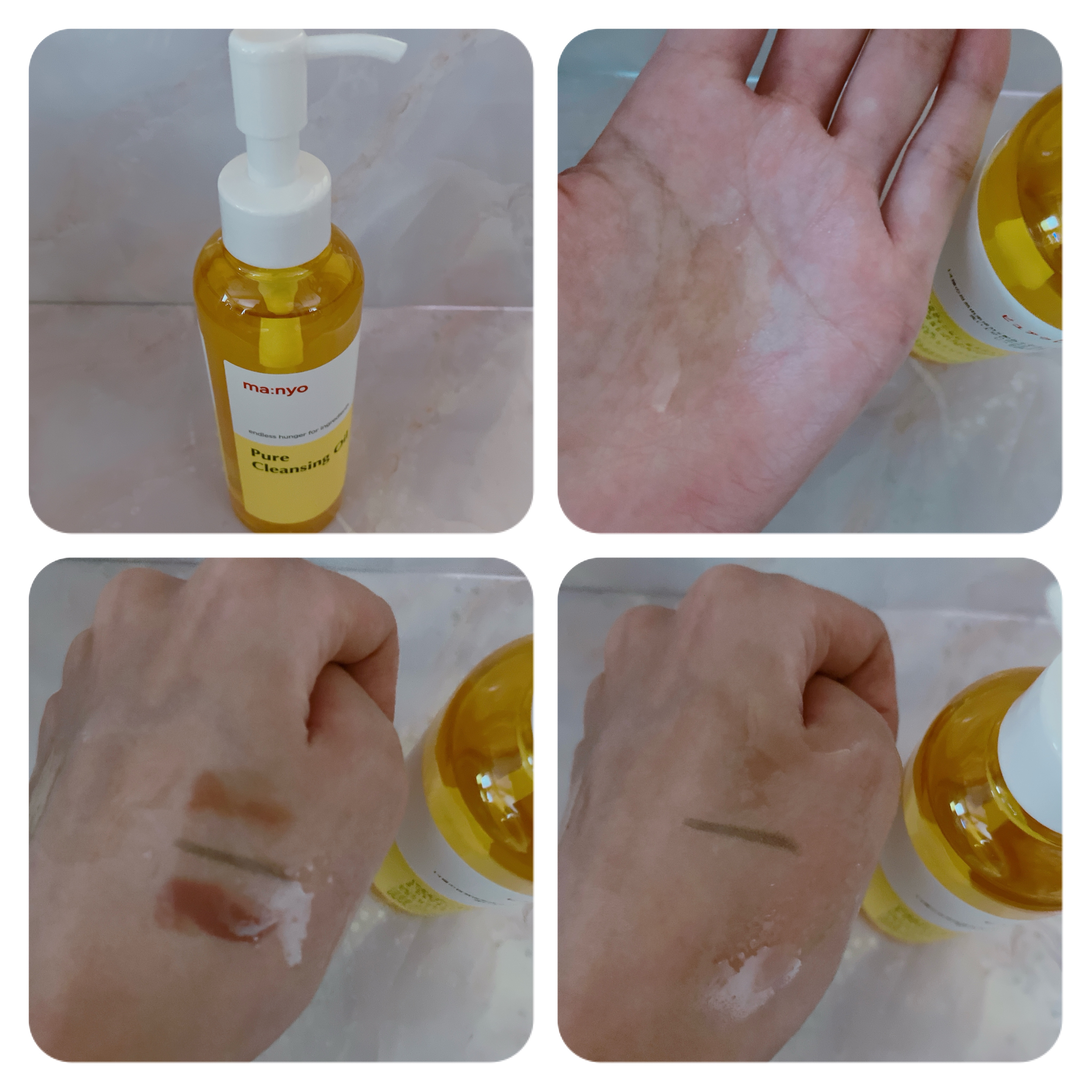 ピュア クレンジング オイル/manyo/オイルクレンジングを使ったクチコミ（3枚目）
