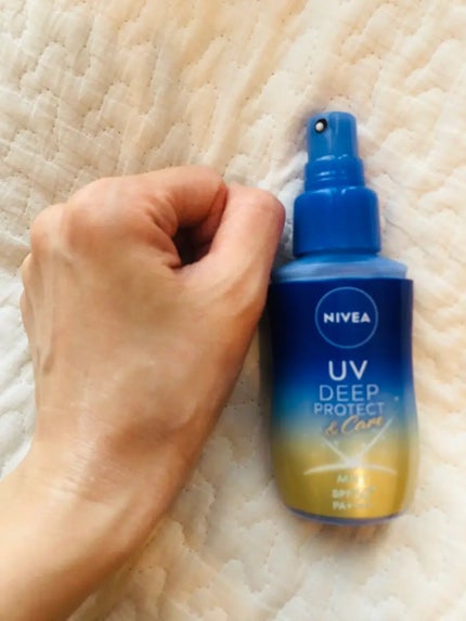 ニベアUV ディーププロテクト&ケア ミルクミスト/ニベア/日焼け止めミスト・スプレーを使ったクチコミ(3枚目)