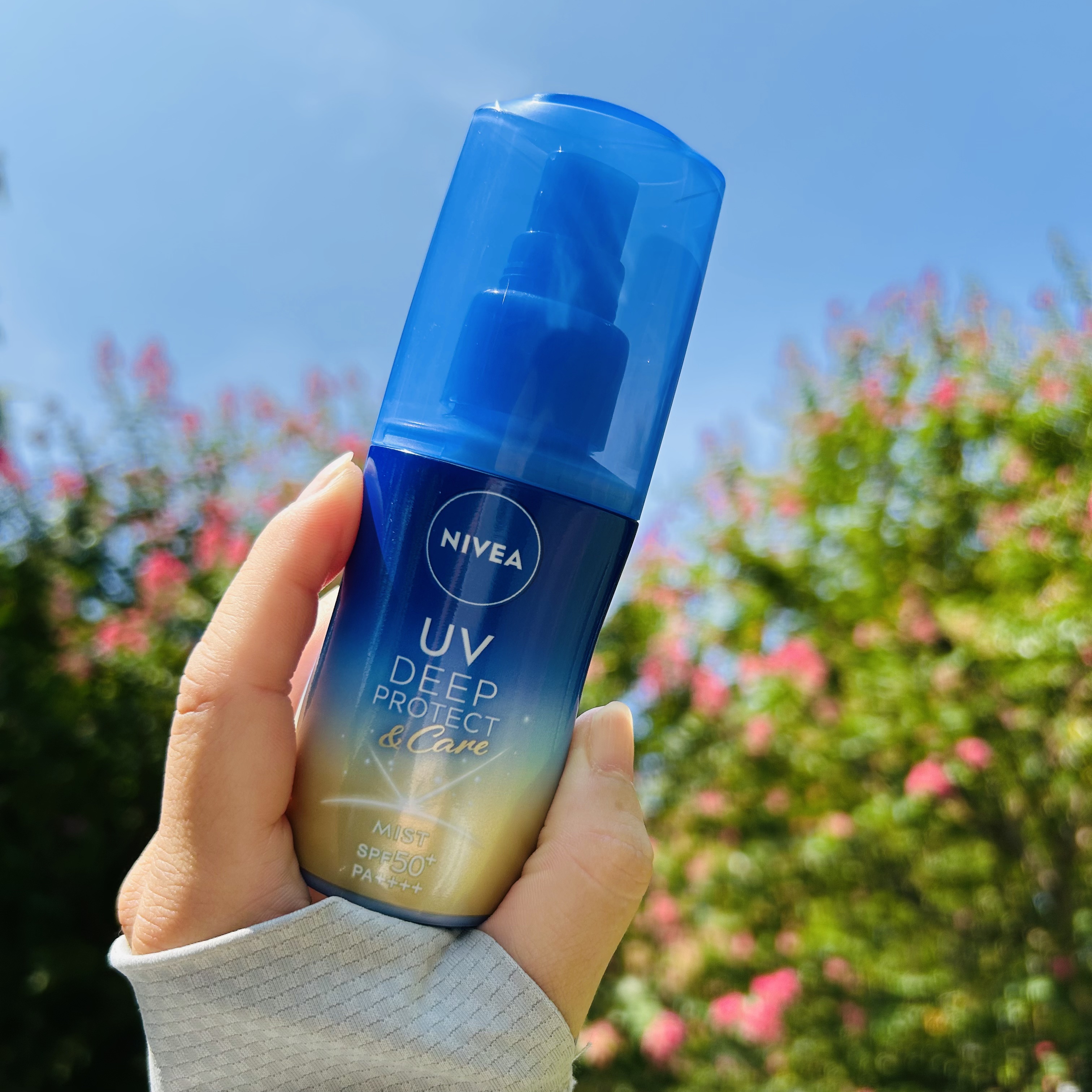 ニベアUV ディーププロテクト＆ケア ミルクミスト/ニベア/日焼け止めミスト・スプレーを使ったクチコミ（1枚目）