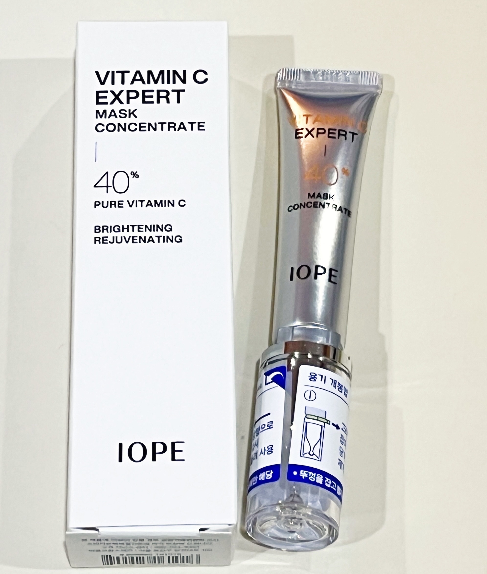 ビタミンC エキスパート40% マスクコンセントレート/IOPE/フェイスクリームを使ったクチコミ（1枚目）