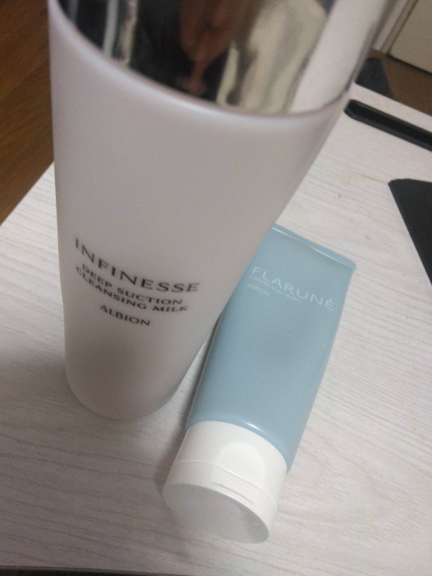 アンフィネス ディープ サクション クレンジングミルク/ALBION/ミルククレンジングを使ったクチコミ(1枚目)