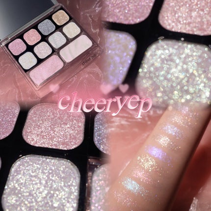 Sサイズアイシャドウブロック マグネット式カスタムパレット/CHEERYEP/単色アイシャドウを使ったクチコミ(1枚目)