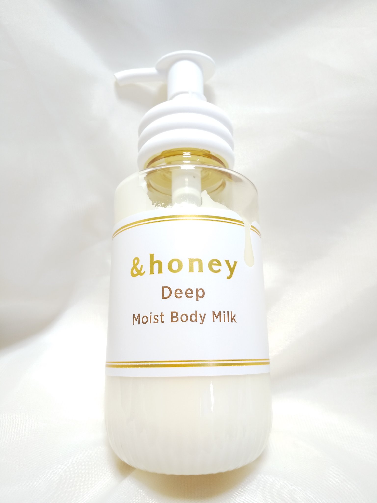 ディープ　モイストボディミルク/&honey/ボディミルクを使ったクチコミ（1枚目）