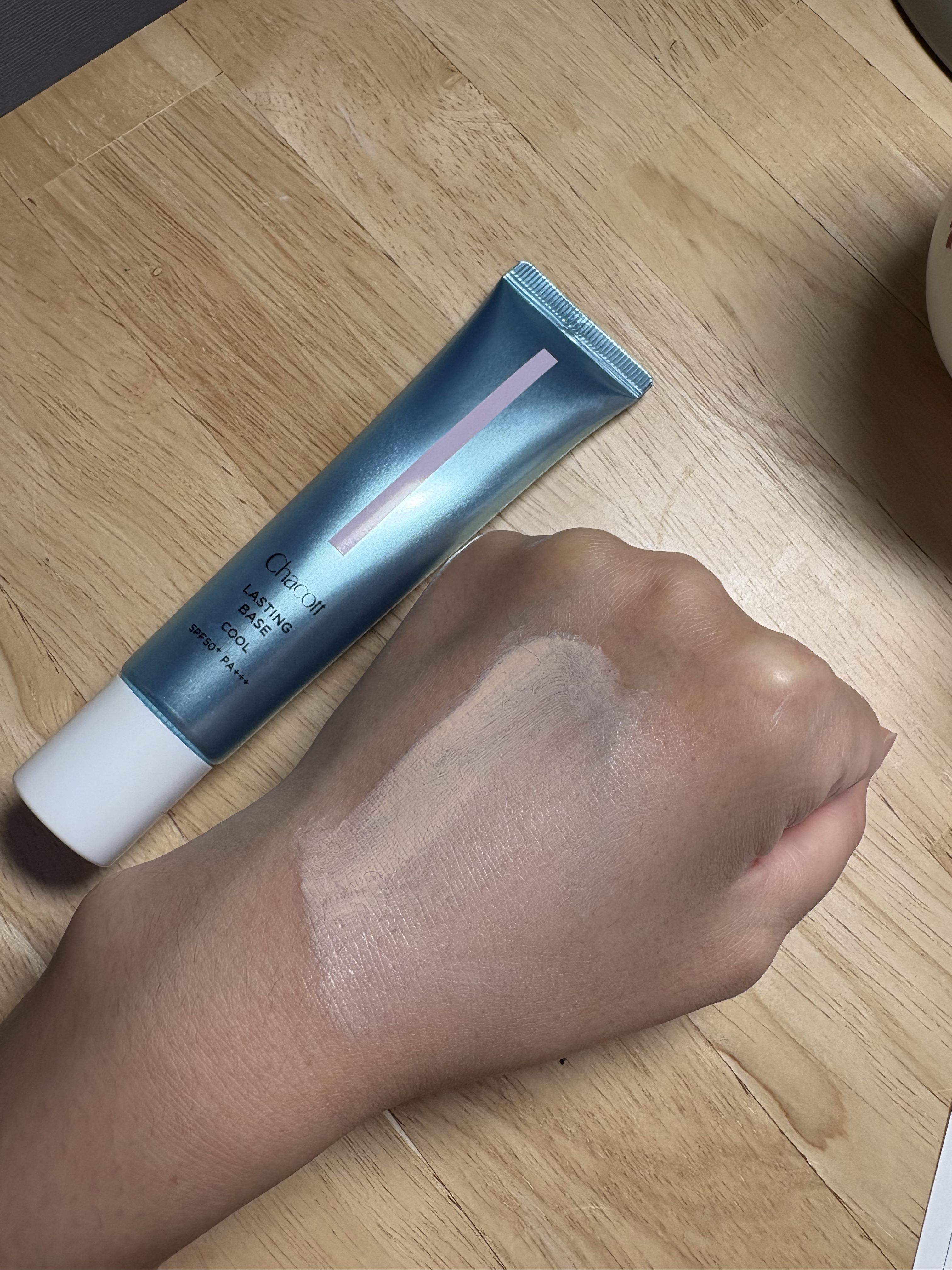 ラスティングベース クール 556 ナチュラルピンク(2025年発売) /チャコット・コスメティクス/化粧下地を使ったクチコミ（2枚目）