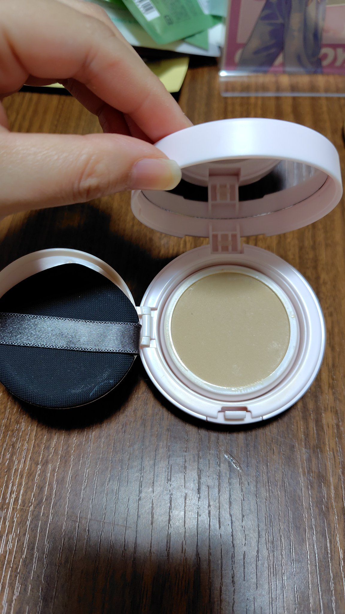 アクアリー スキンウェア カバー/ESPRIQUE/クッションファンデーションを使ったクチコミ（1枚目）