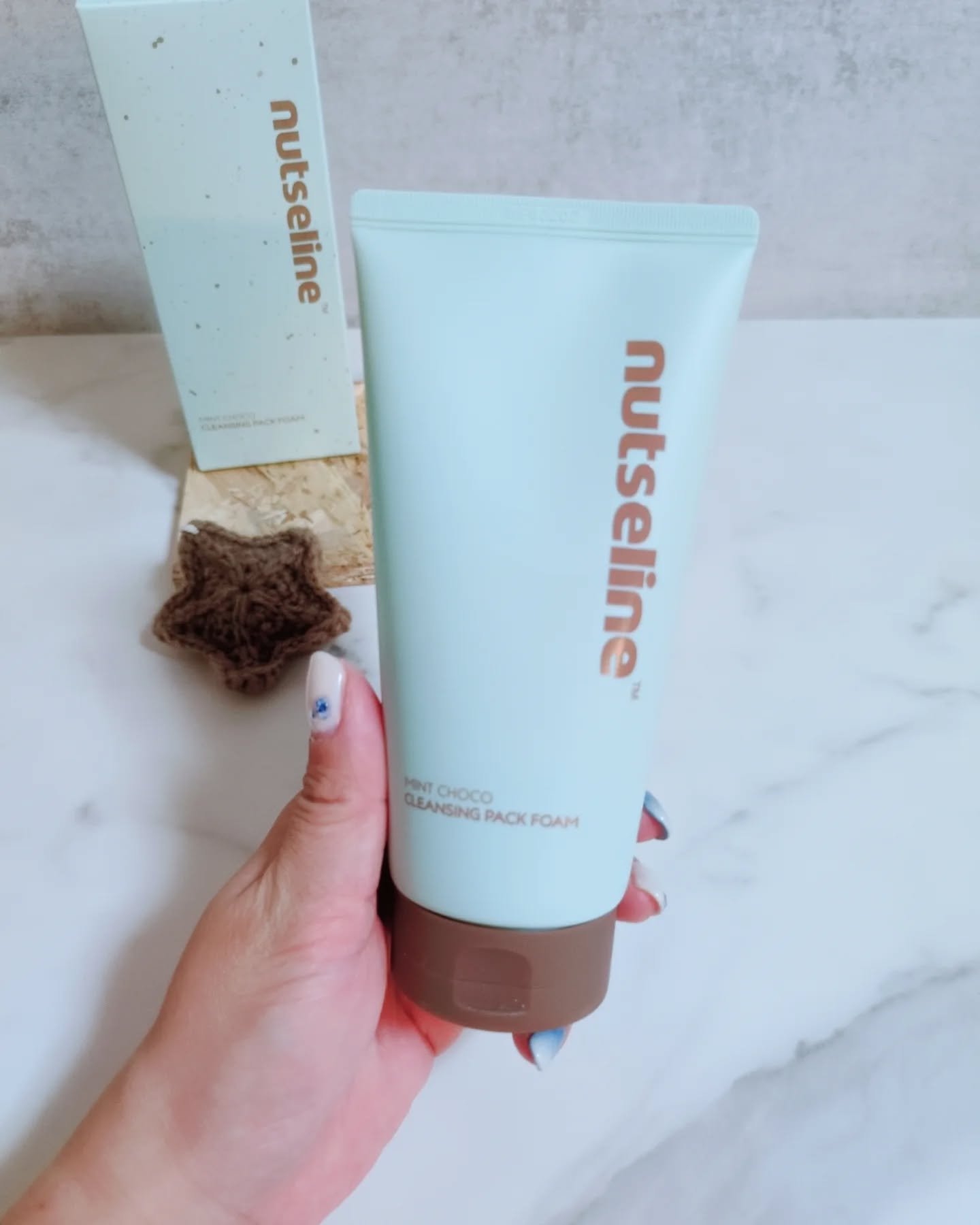 チョコミントクレンジングパックフォーム/nutseline/洗顔フォームを使ったクチコミ（2枚目）