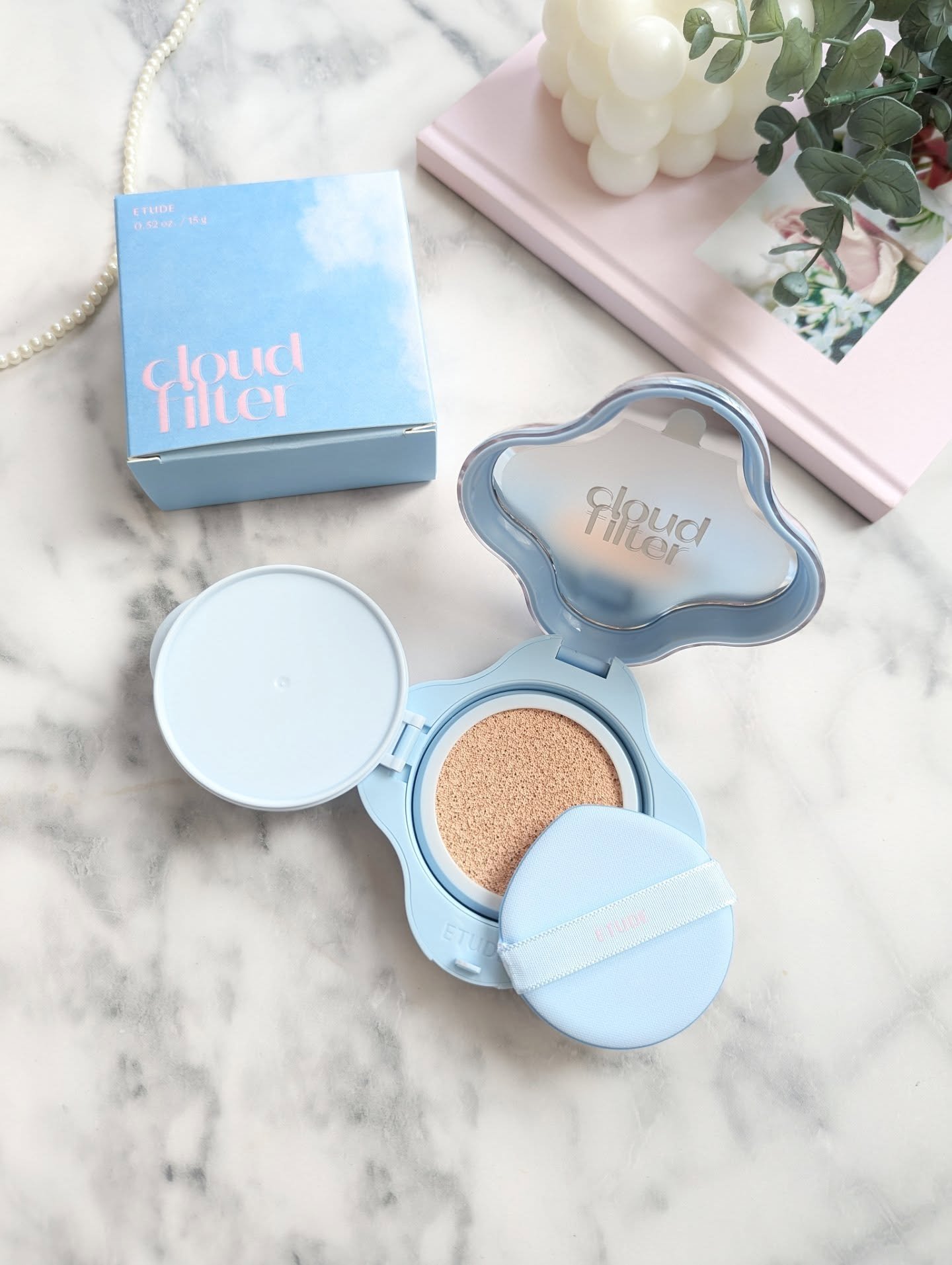 クラウドフィルタークッション/ETUDE/クッションファンデーションを使ったクチコミ（1枚目）