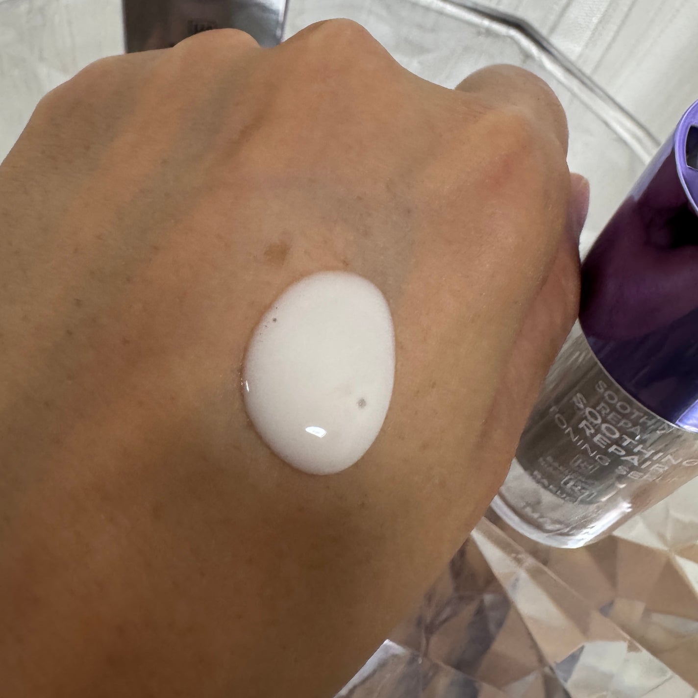 SOOTHING REPAIR TONING SERUM R4/ダーマファーム/美容液を使ったクチコミ(3枚目)