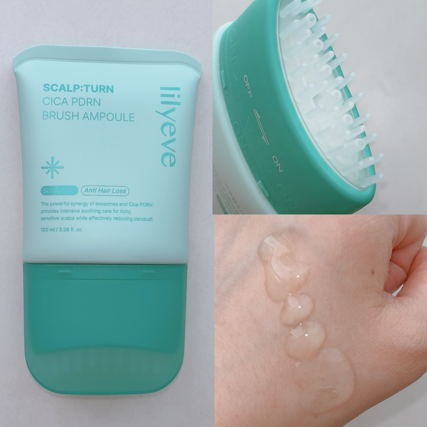 スカルプターンヘアアンプル/リリーイブ/頭皮ローションを使ったクチコミ（2枚目）