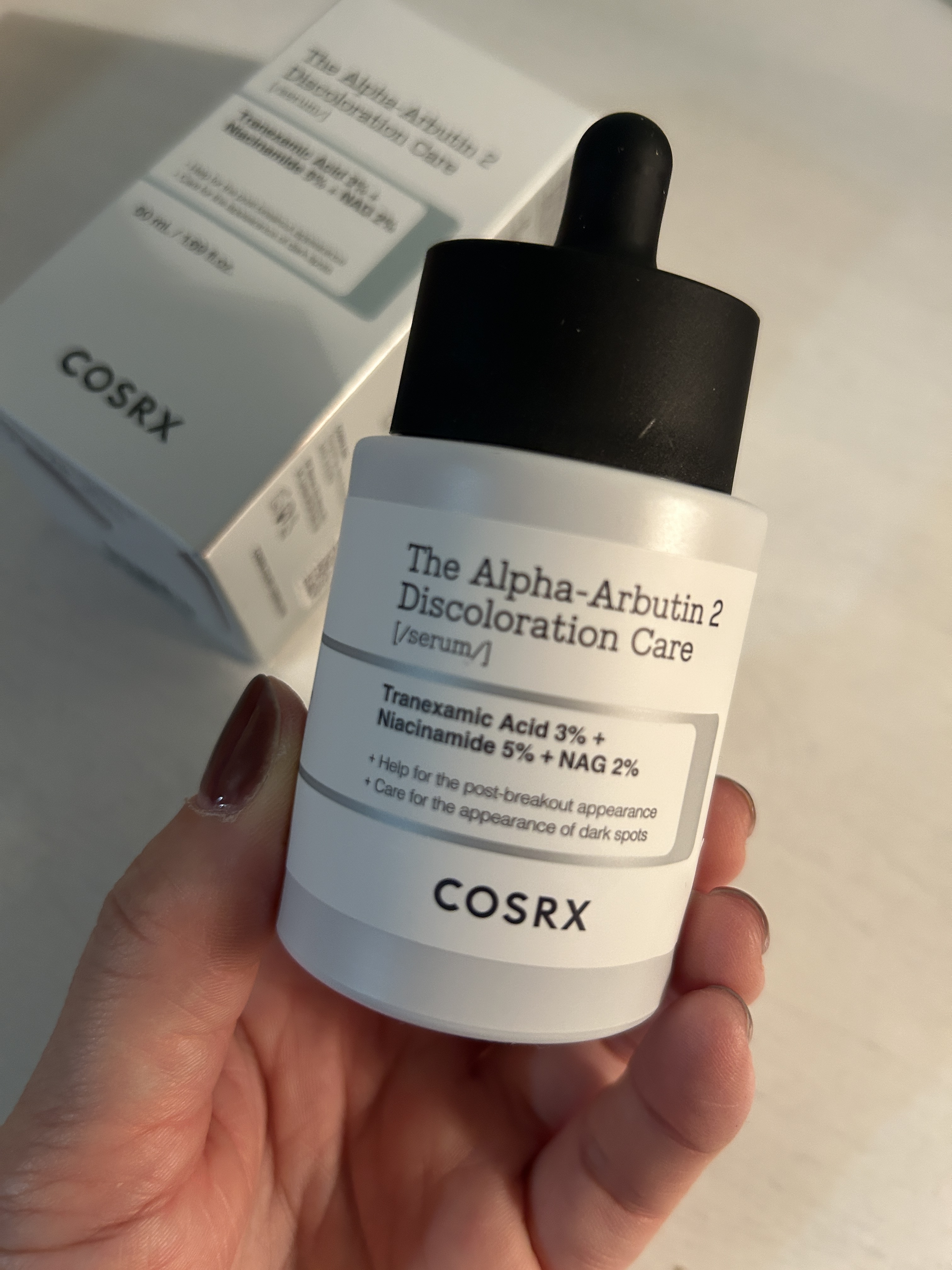 RXザ・アルファアルブチン2 ニキビ跡ケアセラム/COSRX/美容液を使ったクチコミ（1枚目）