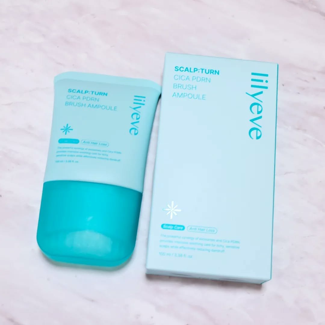 スカルプターンヘアアンプル/リリーイブ/頭皮ローションを使ったクチコミ（1枚目）