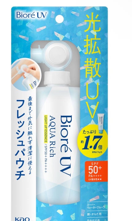 アクアリッチ フレッシュパウチ フレッシュパウチ/ビオレ/日焼け止めローションの画像