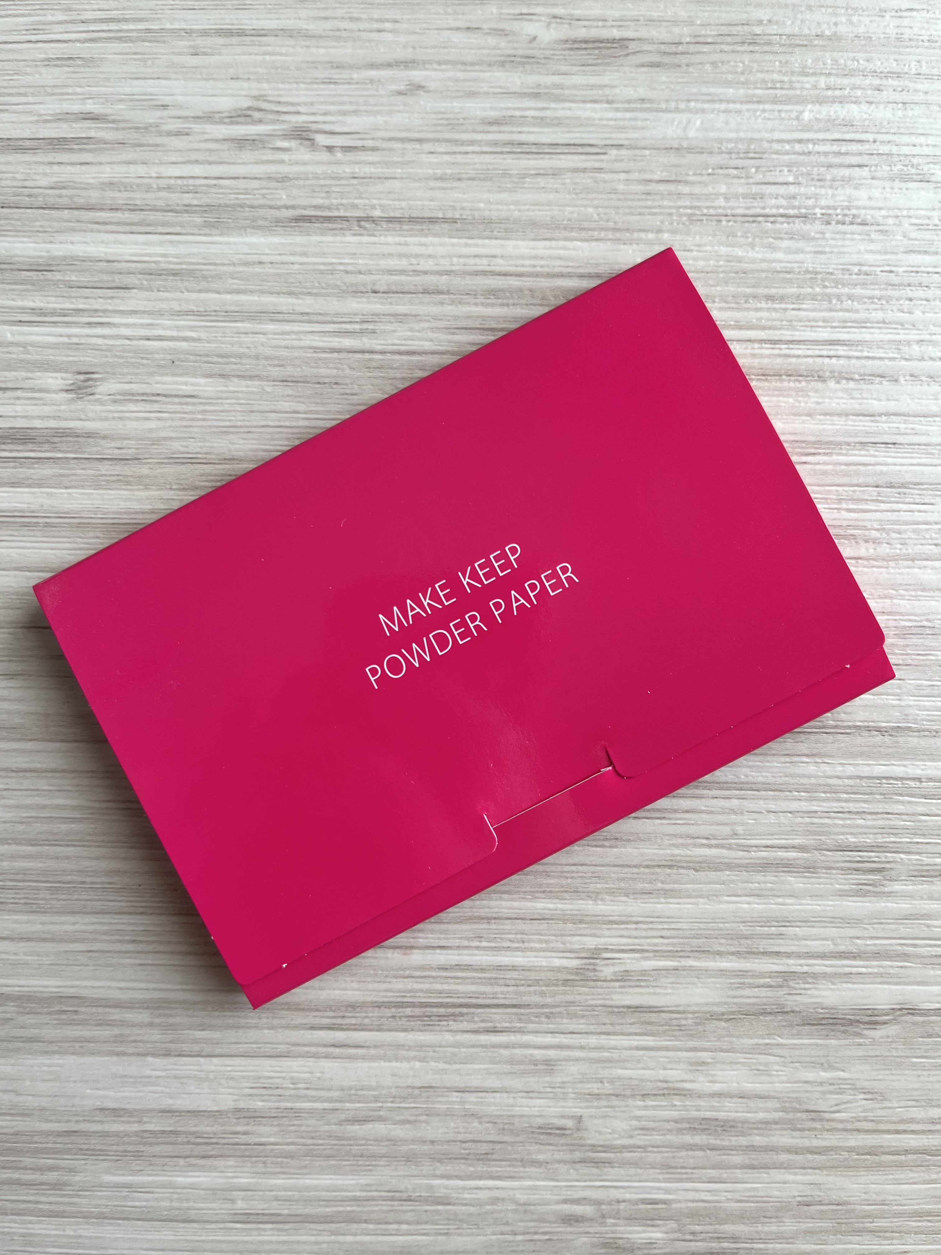 メイク キープ オイルブロック 紙パウダー/コーセーコスメニエンス/あぶらとり紙を使ったクチコミ（2枚目）