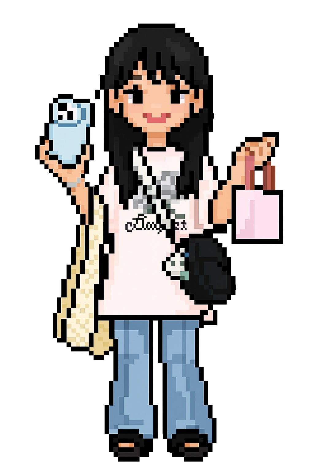 ソアラ✩いいね👍🏻&フォロー返すよ·͜· ❤︎ on LIPS 「ピクセルキャラをChatGPTで作ってみたよ!Everskie..」(1枚目)