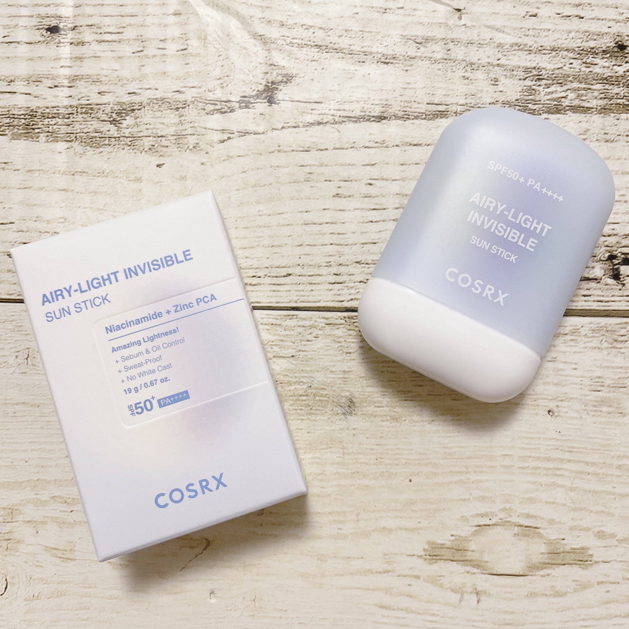 COSRX エアリーライト 透明UVスティックのクチコミ「『COSRX Airy-Light Invisible Sunstick
(エアリーライト イ.....」（1枚目）