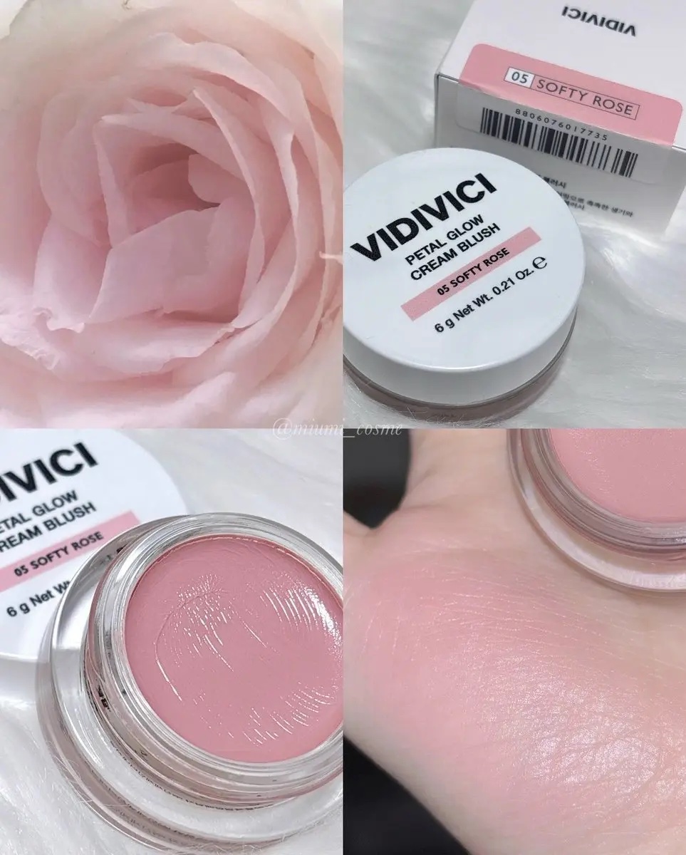 ペタルグロウクリームチーク/VIDIVICI/ジェル・クリームチークを使ったクチコミ（1枚目）