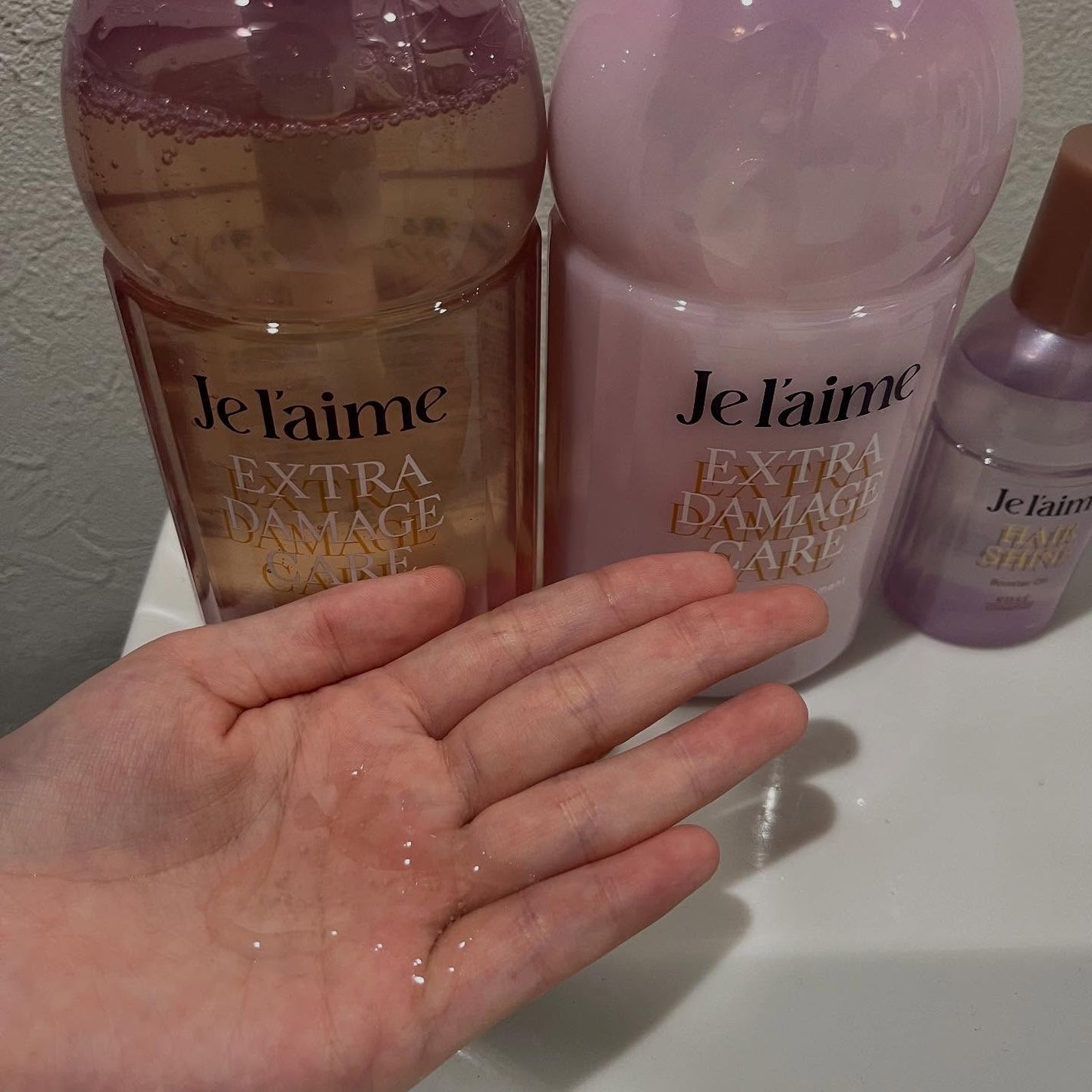 ジュレーム レイヤード シャンプー/ヘアトリートメント (エクストラダメージケア)/Je l'aime/市販シャンプーを使ったクチコミ(2枚目)