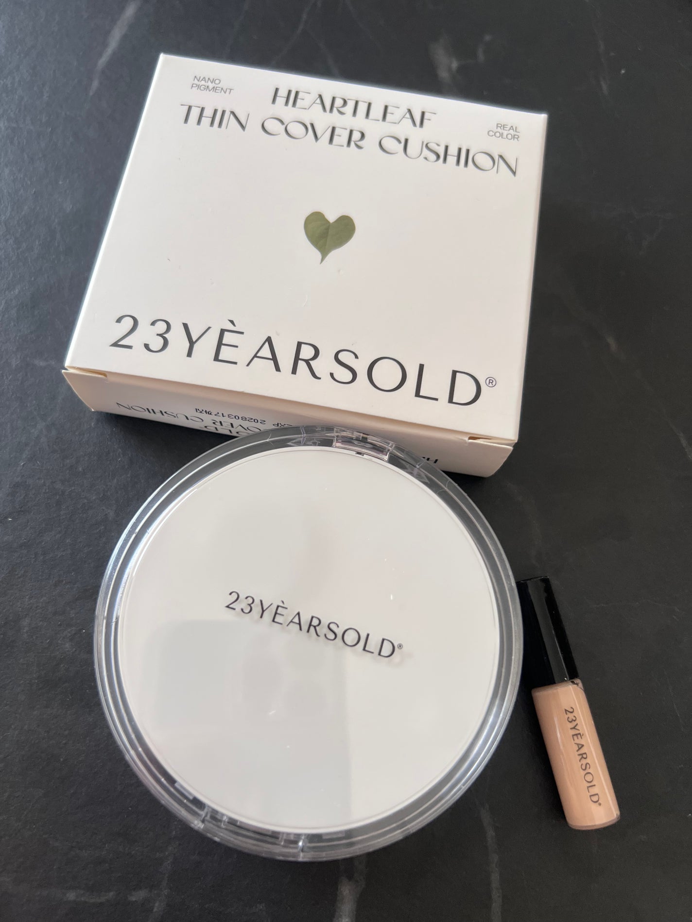 ハートリーフシーンカバークッション/23years old/クッションファンデーションを使ったクチコミ(1枚目)