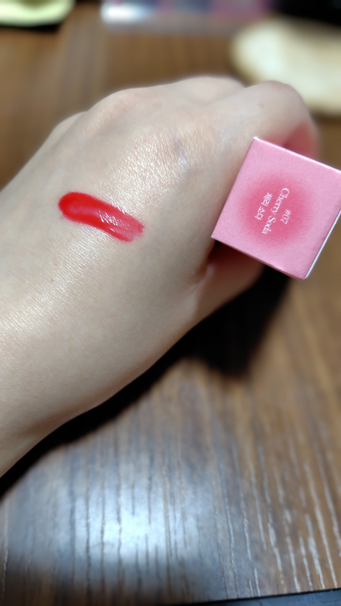 ジューシーデュイティント/dasique/リップティントを使ったクチコミ（3枚目）