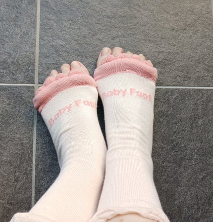 ベビーフット 足裏&足指リフレソックス/ベビーフット/レッグ・フットケアを使ったクチコミ(4枚目)