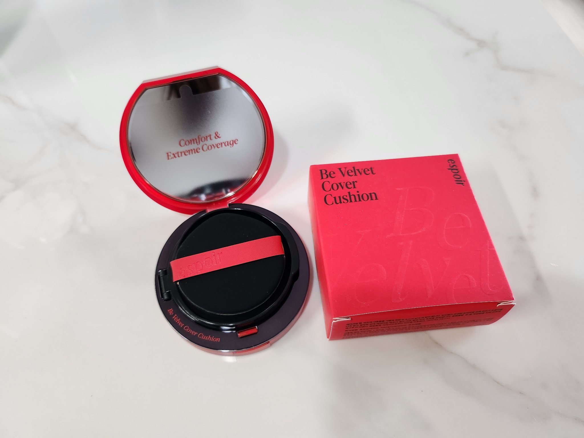 ビーベルベットカバークッション/espoir/クッションファンデーションを使ったクチコミ（1枚目）