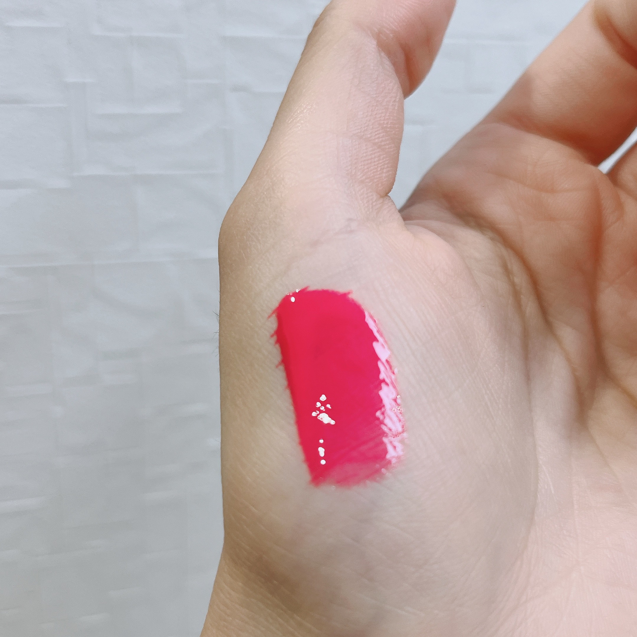 mood glow tint 06 ゲットオーバー/Coralhaze/口紅を使ったクチコミ（3枚目）