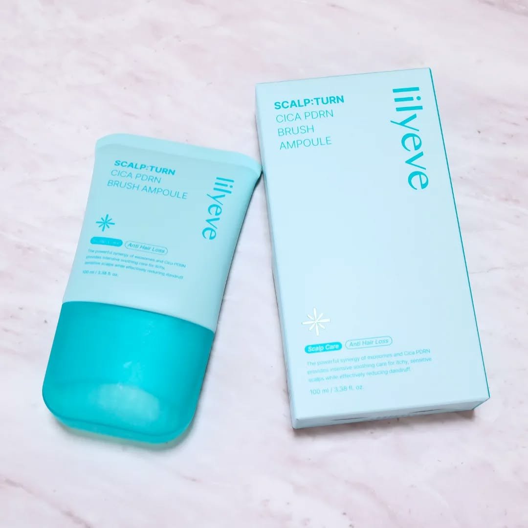 スカルプターンヘアアンプル/リリーイブ/頭皮ローションを使ったクチコミ（3枚目）