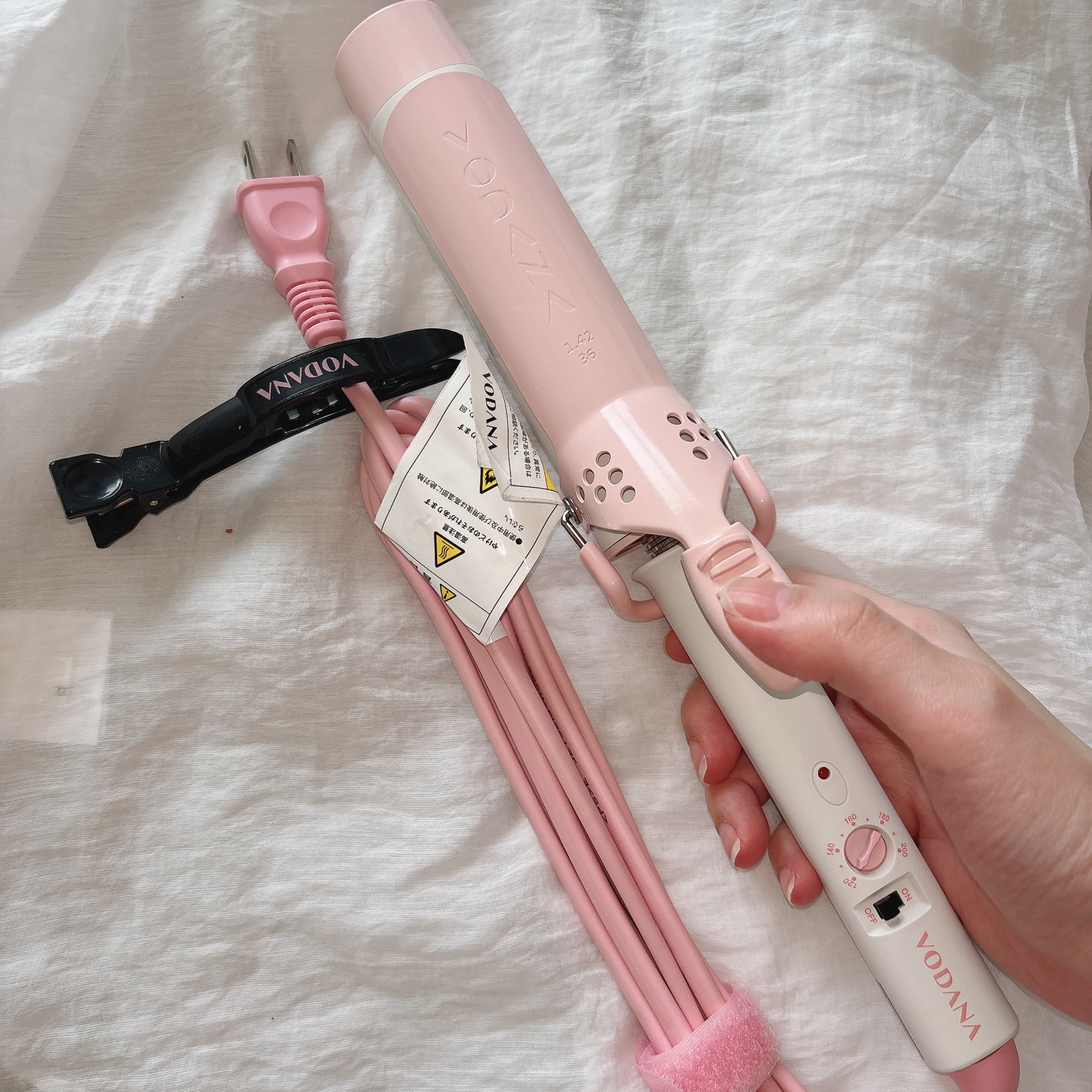 グラムウェーブ カーリングアイロン 36mm/40mm/VODANA (ボダナ)/カールアイロンを使ったクチコミ（2枚目）