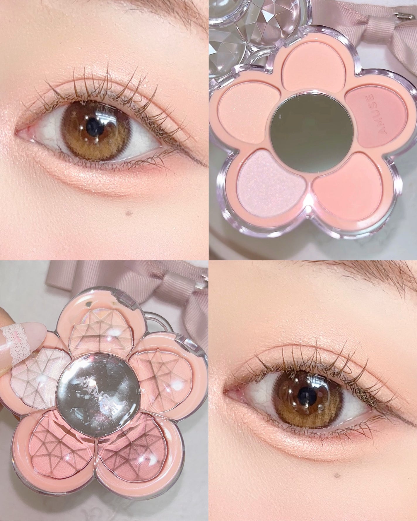 フローラアイパレット/AMUSE/アイシャドウを使ったクチコミ(5枚目)