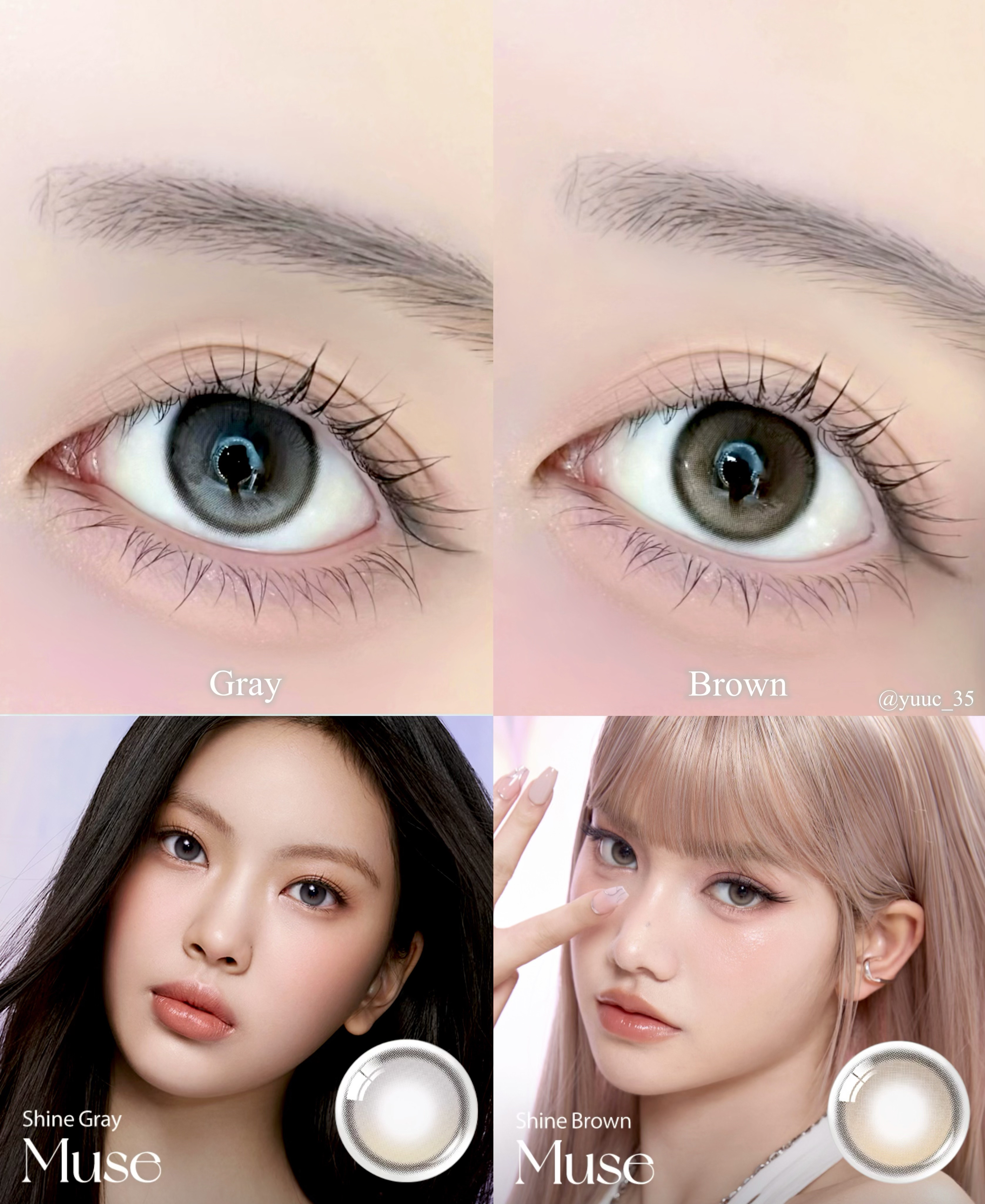 MUSE 1month/OLENS/１ヶ月（１MONTH）カラコンを使ったクチコミ（2枚目）
