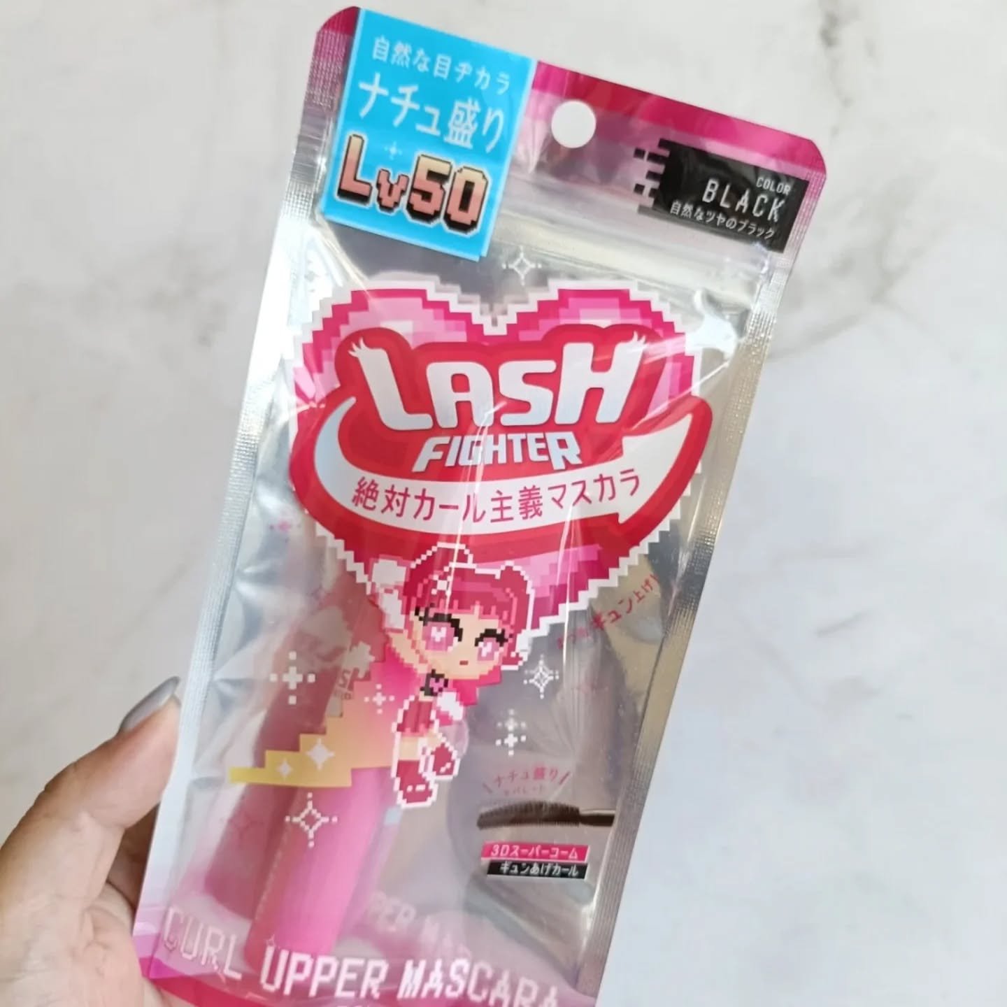 ラッシュファイター　カールアッパーマスカラ　Lv50/ラッシュファイター/マスカラを使ったクチコミ（2枚目）