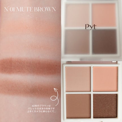 NINCHI EYEPALETTE/Pyt/アイシャドウパレットを使ったクチコミ(2枚目)