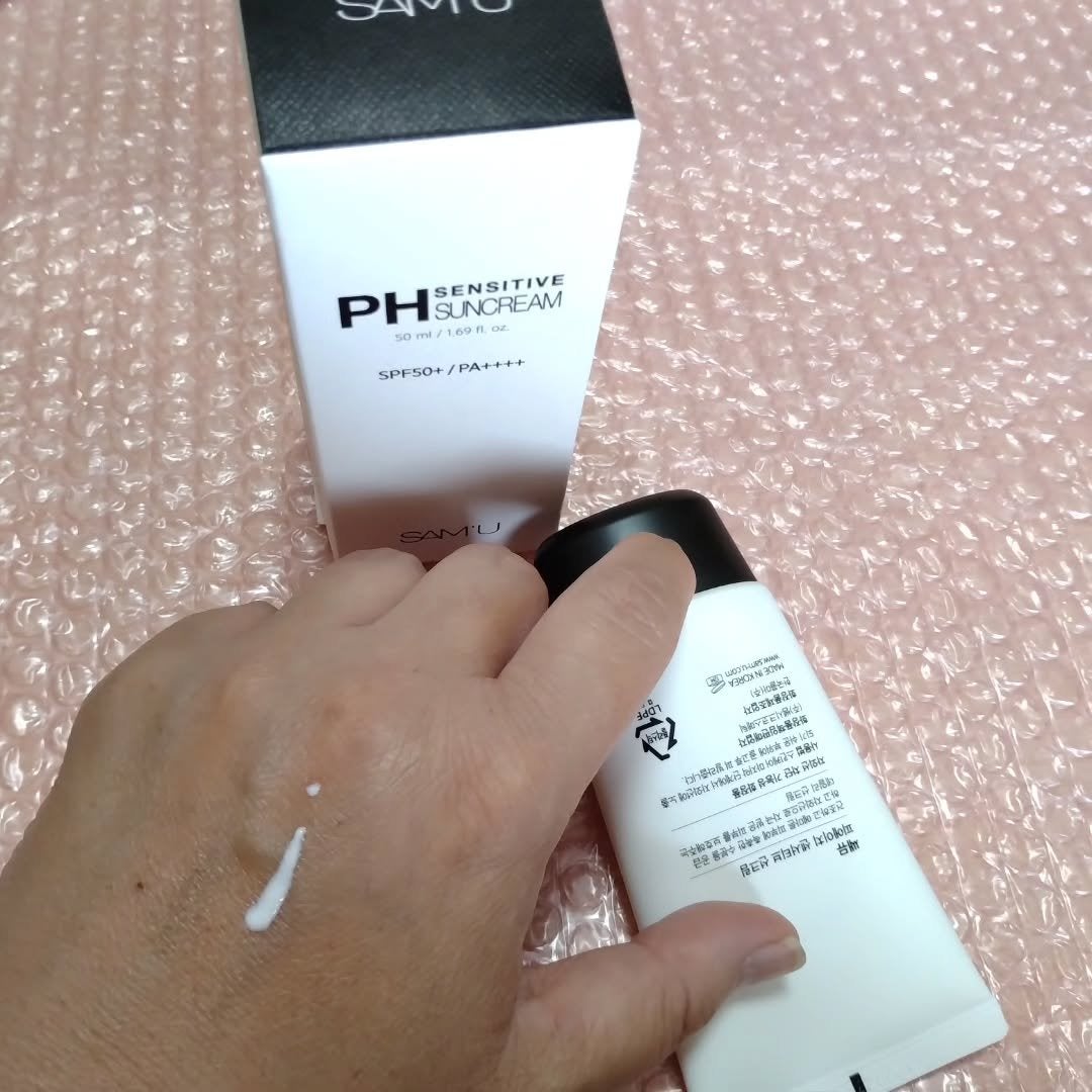 サミュ PHセンシティブサンクリーム/SAM'U/日焼け止めクリームを使ったクチコミ(3枚目)