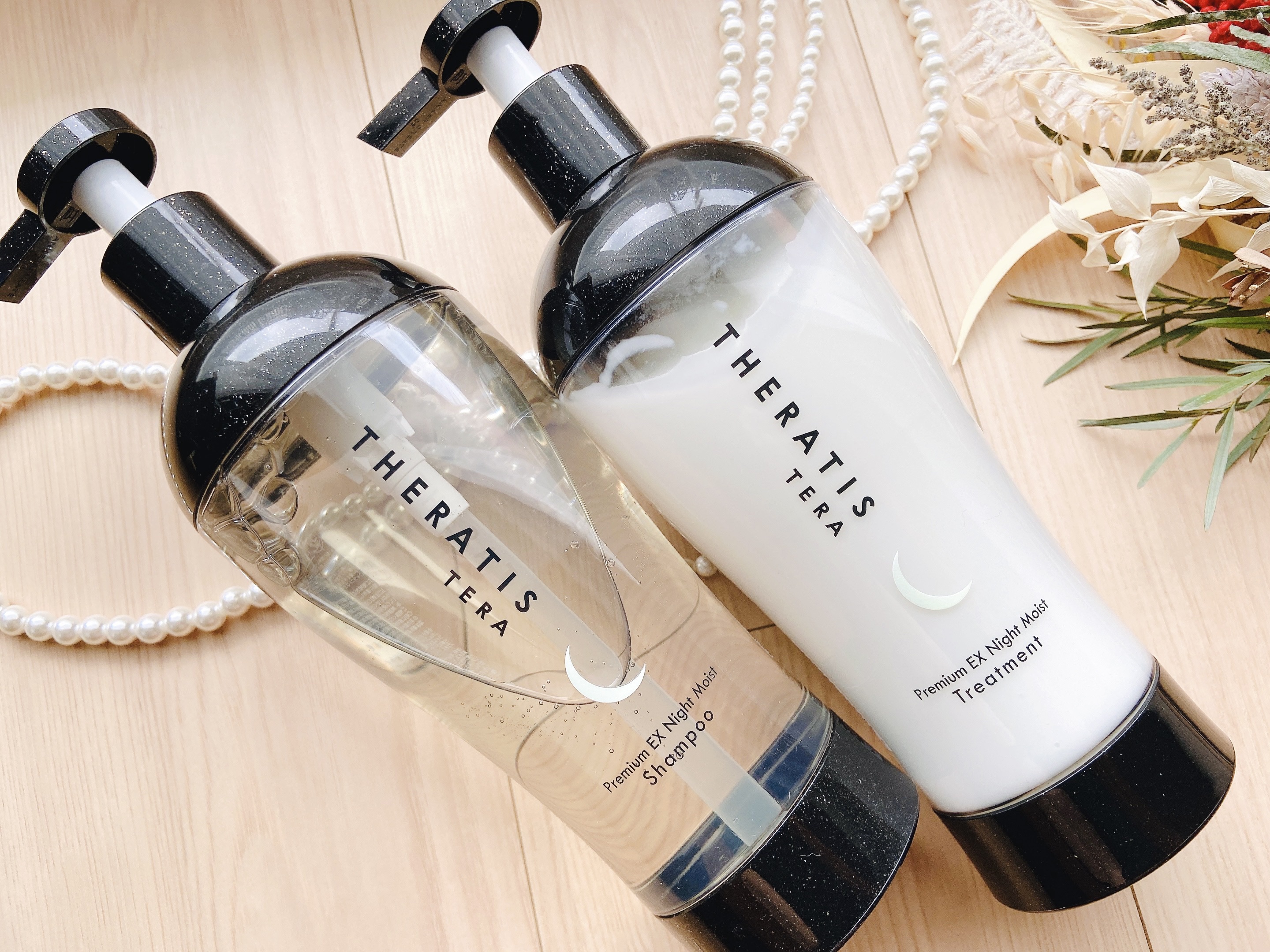 セラティス テラ プレミアム EX ナイト モイスト シャンプー/ヘアトリートメント/THERATIS/市販シャンプーを使ったクチコミ（2枚目）