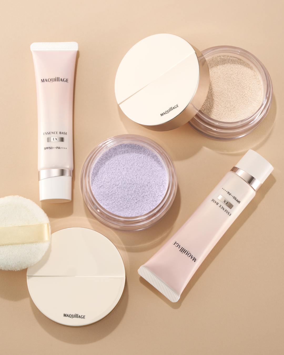 ８月21日新発売
■エッセンスベース EX​
美容液で下地もできる。​
みずみずしい使い心地で毛穴や色ムラを自然にカバー✨​

■エッセンスグロウ キープパウダー​
パウダーしても、全然つや。​
メイクしたてのつや・透明感が続く、​
美容液