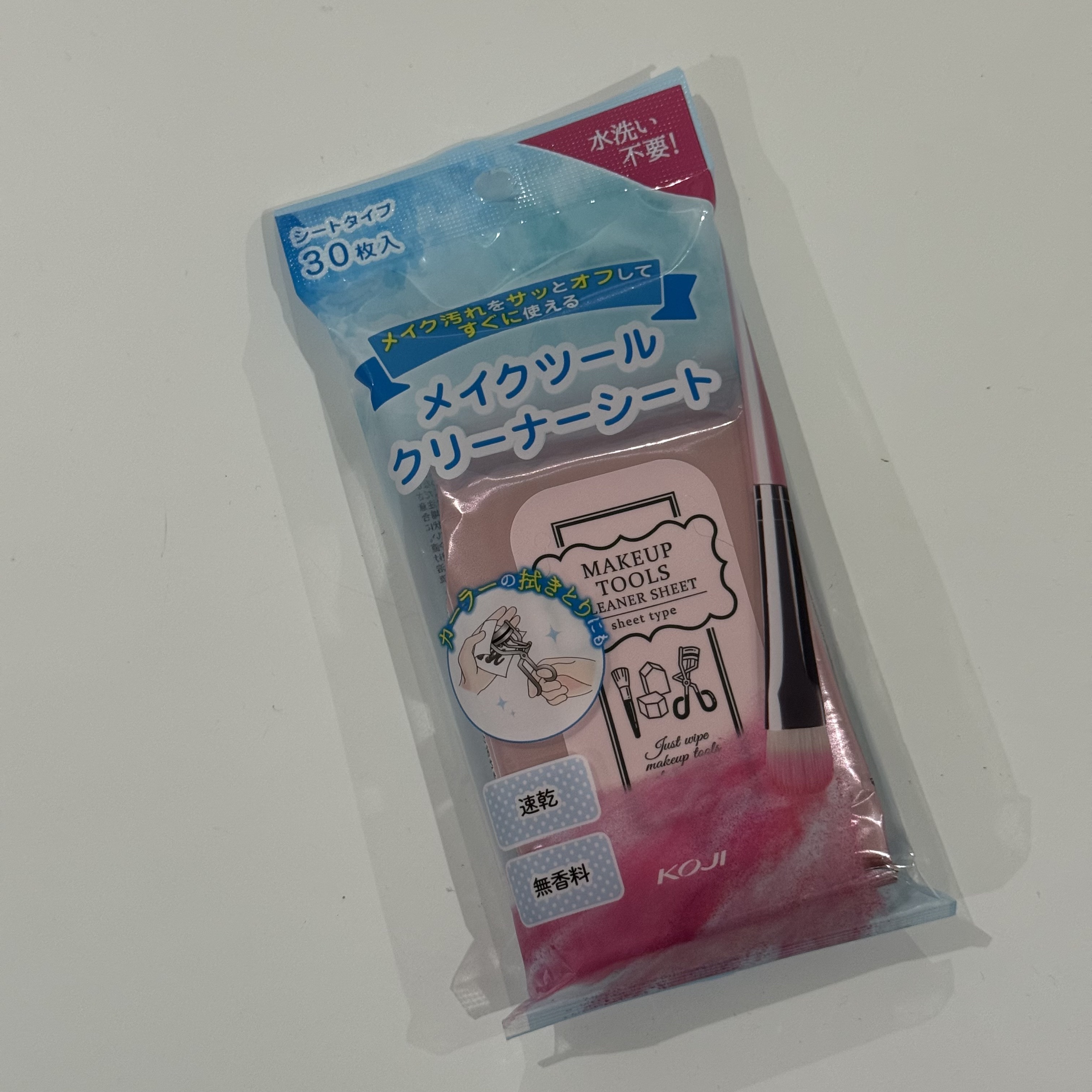 メイクツールクリーナーシート/コージー/その他化粧小物を使ったクチコミ（1枚目）