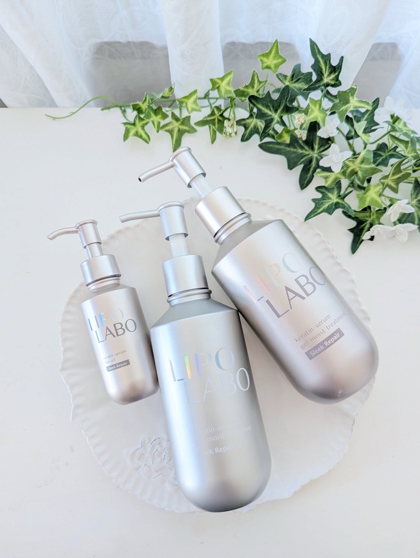 リポ ラボ ケラチンセラム ジェルモイスト シャンプー /トリートメントスリークリペア＊/LIPO　LABO/市販シャンプーを使ったクチコミ（1枚目）