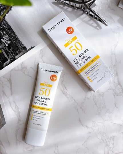 スキンバリアモイスチャーサンクリーム/Ongredients/日焼け止めクリームを使ったクチコミ(4枚目)