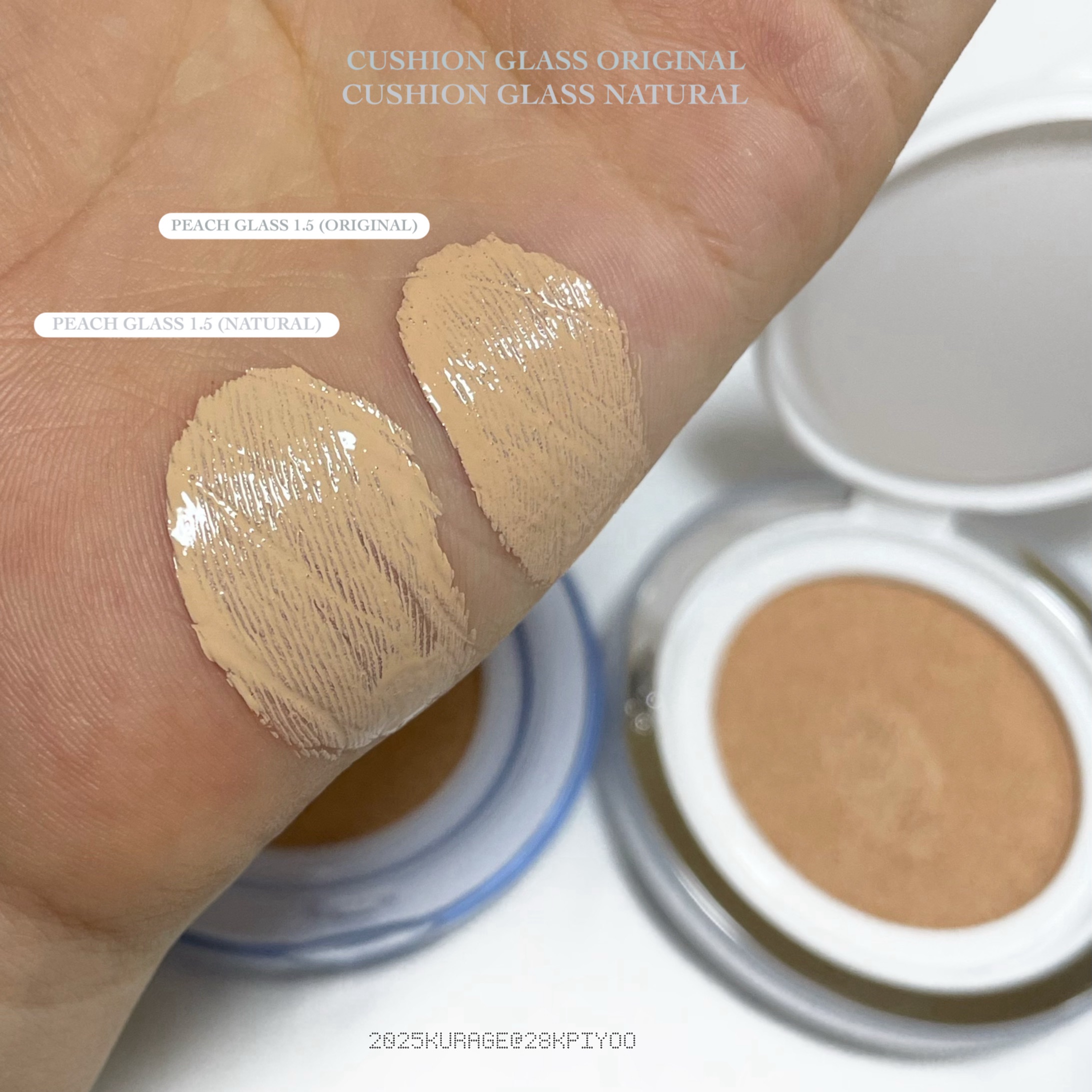 フィー クッションガラス ナチュラル/fwee/クッションファンデーションを使ったクチコミ（2枚目）