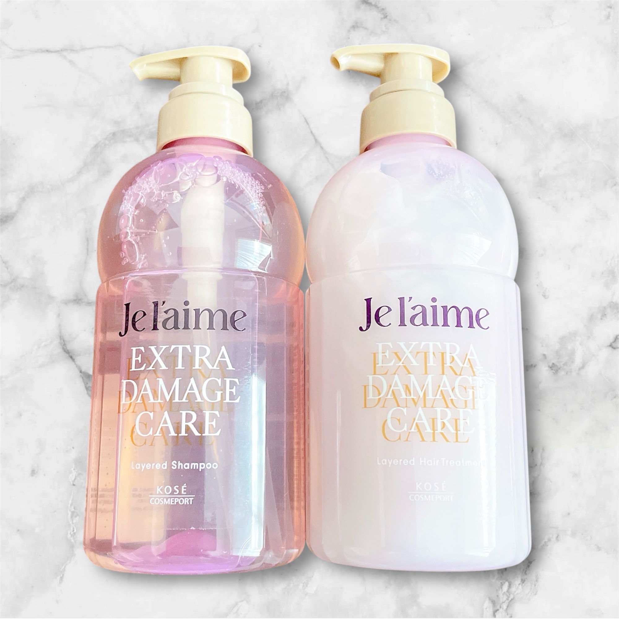 ジュレーム レイヤード シャンプー/ヘアトリートメント （エクストラダメージケア）/Je l'aime/市販シャンプーを使ったクチコミ（3枚目）