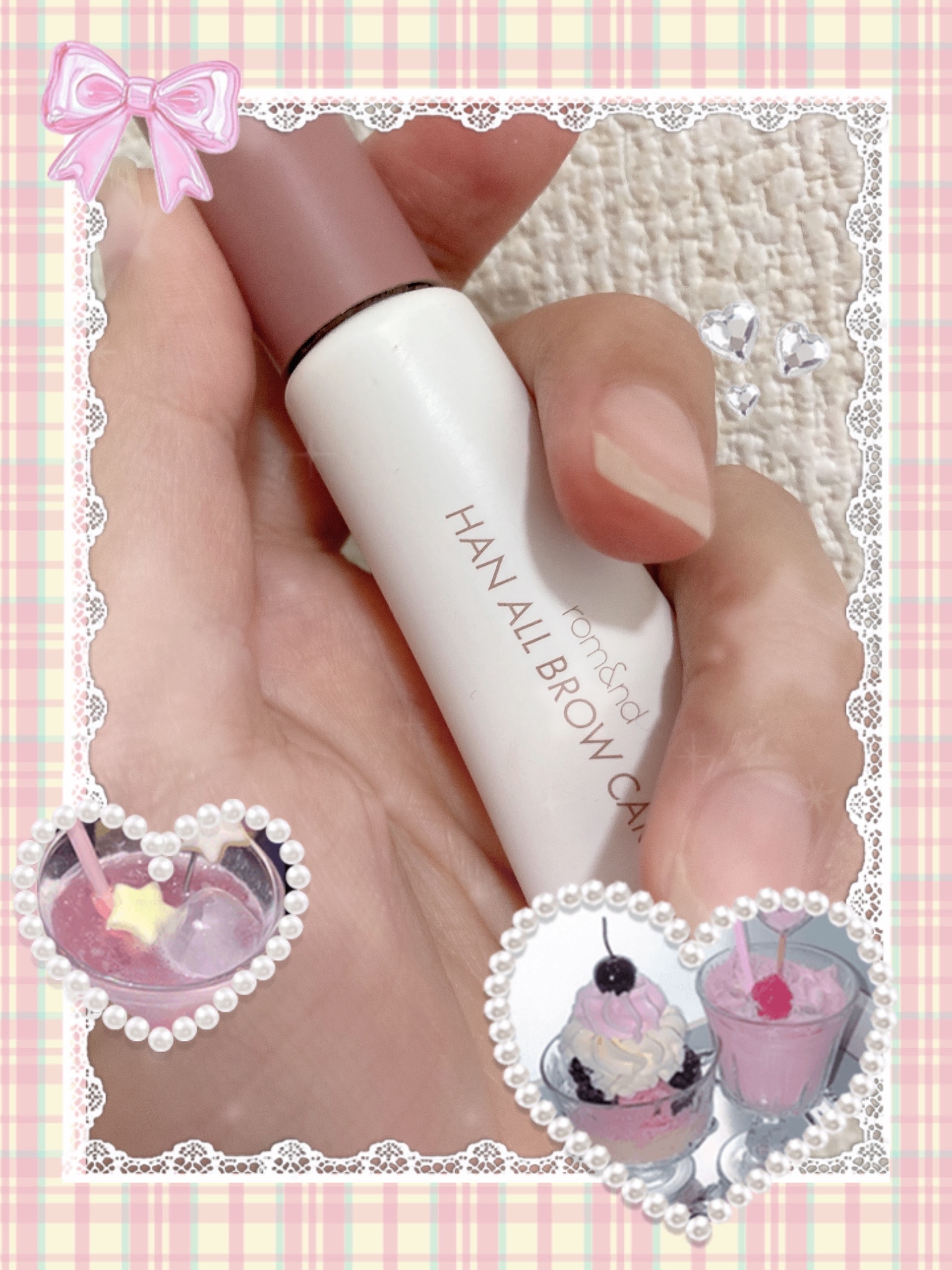 ハンオールブロウカラ/rom&nd/眉マスカラを使ったクチコミ（1枚目）