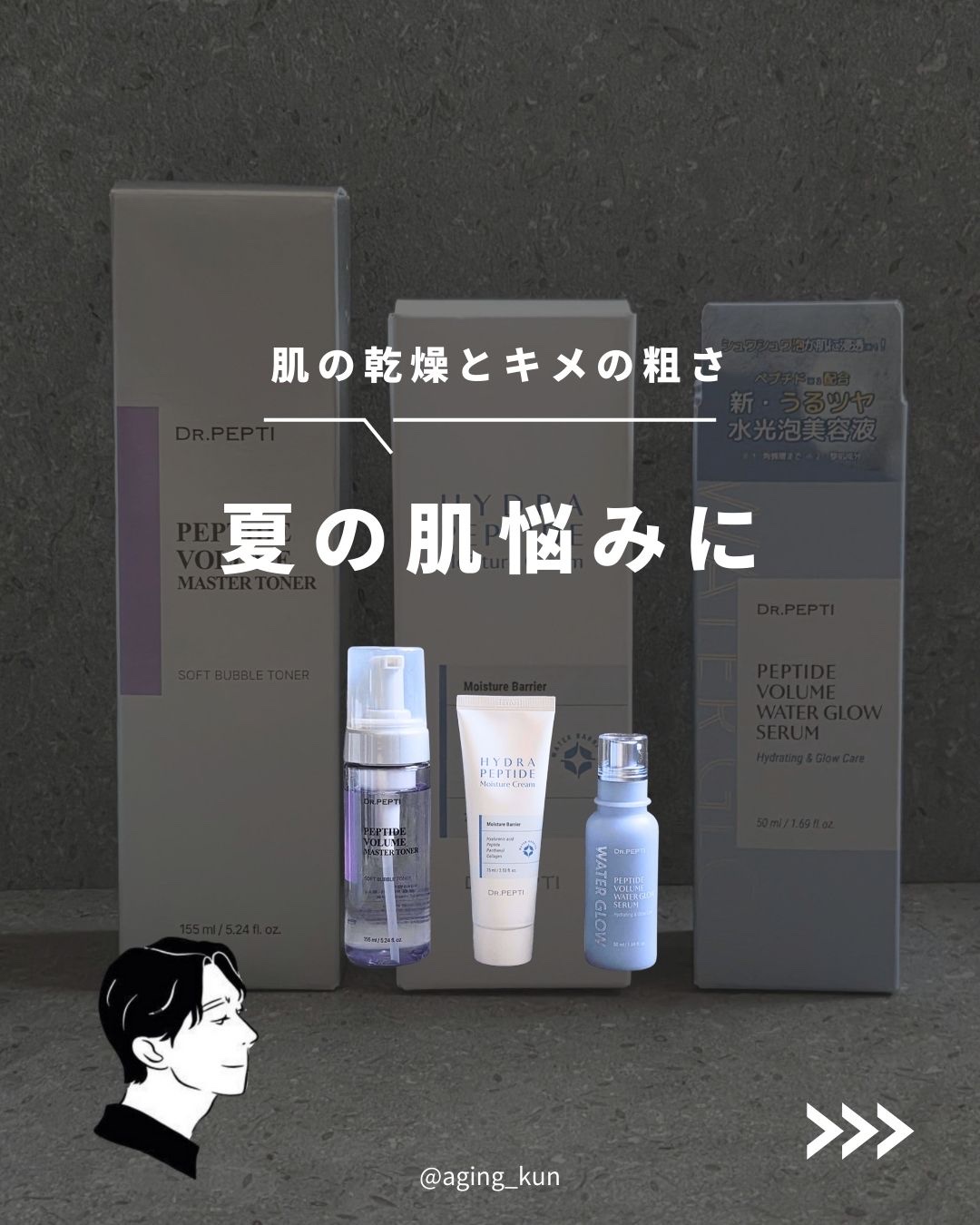 ペプチドボリュームウォーターグローセラム/DR.PEPTI/美容液を使ったクチコミ（1枚目）