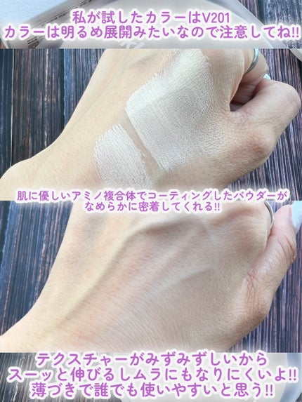 インクラスティングクッションファンデーション/THE FACE SHOP/クッションファンデーションを使ったクチコミ(5枚目)