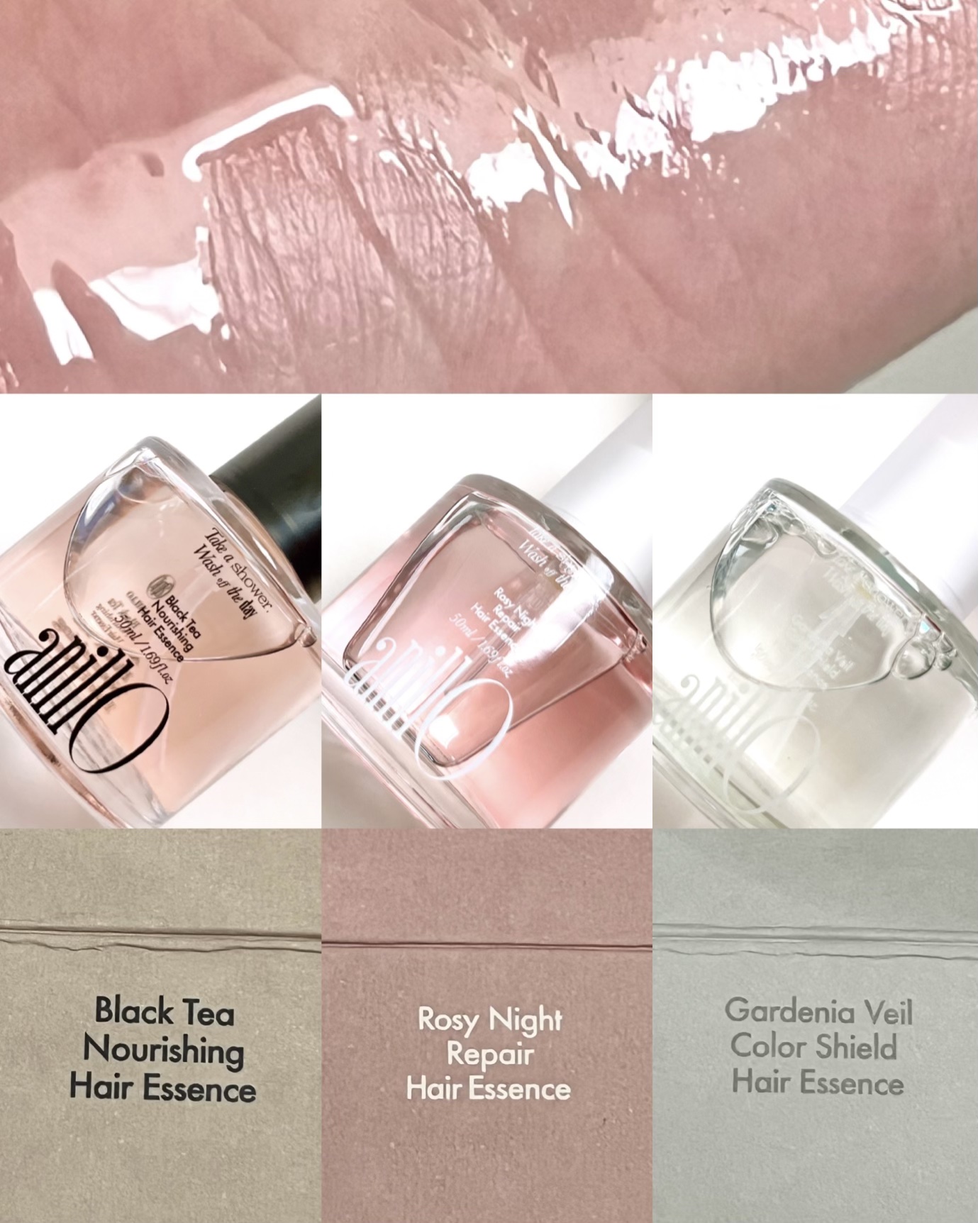 ロージーナイトヘアエッセンス/ANILLO/ヘアオイルを使ったクチコミ（3枚目）