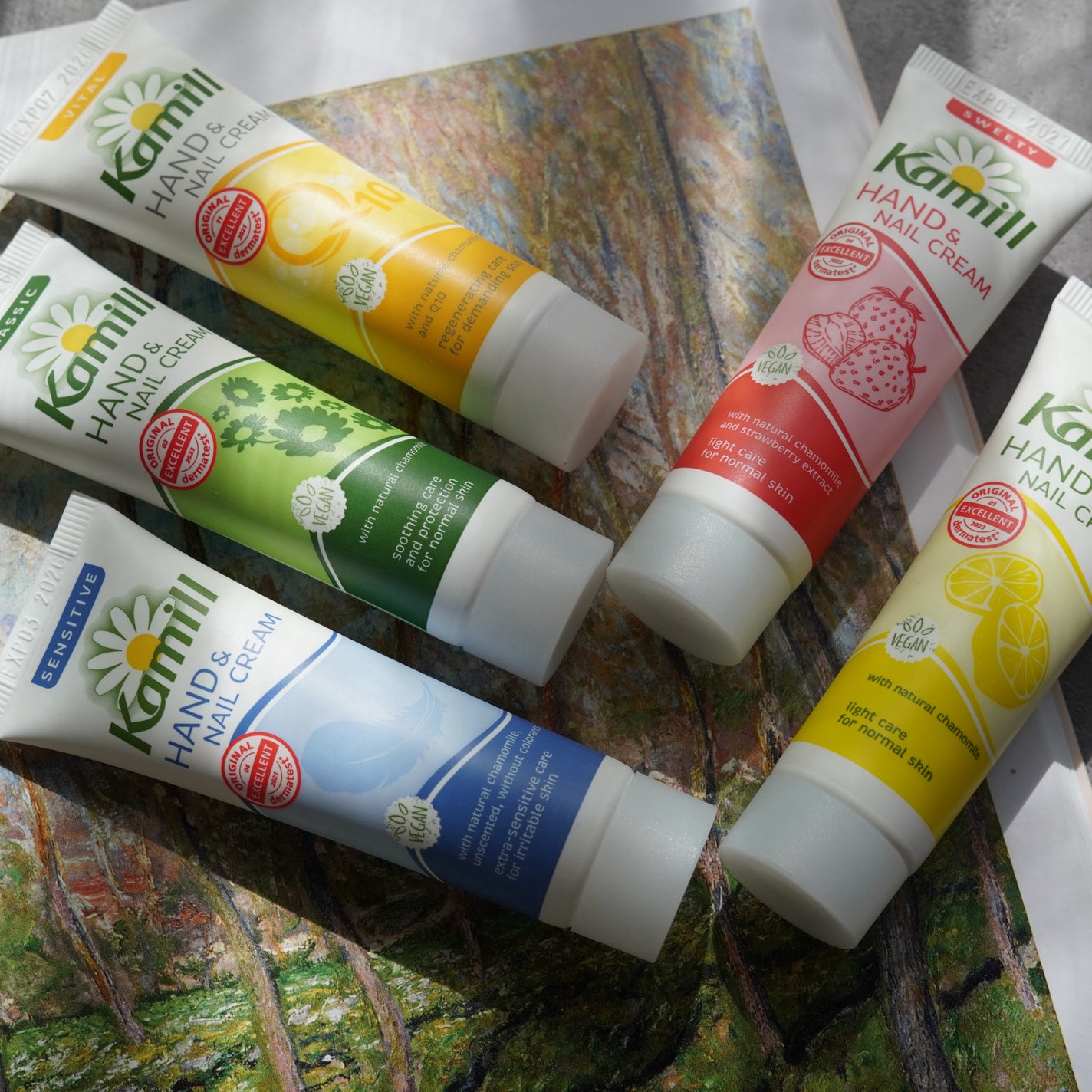 ハンド&ネイルクリームミニ 企画セット30ml*5/カミール/その他キットセットを使ったクチコミ(1枚目)