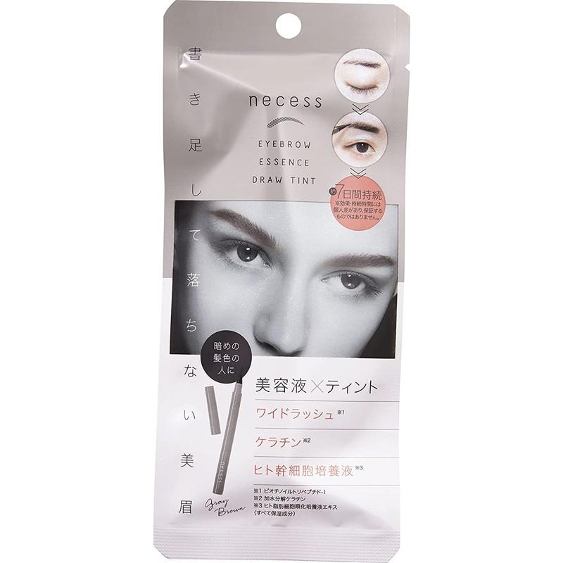 necess まゆ書き足し美容液ティント グレーブラウン