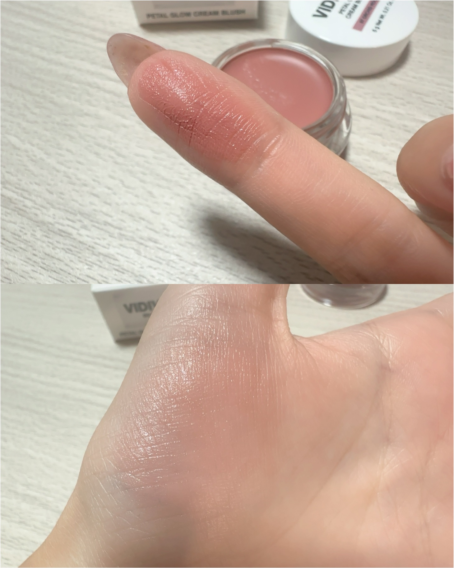 ペタルグロウクリームチーク/VIDIVICI/ジェル・クリームチークを使ったクチコミ（2枚目）
