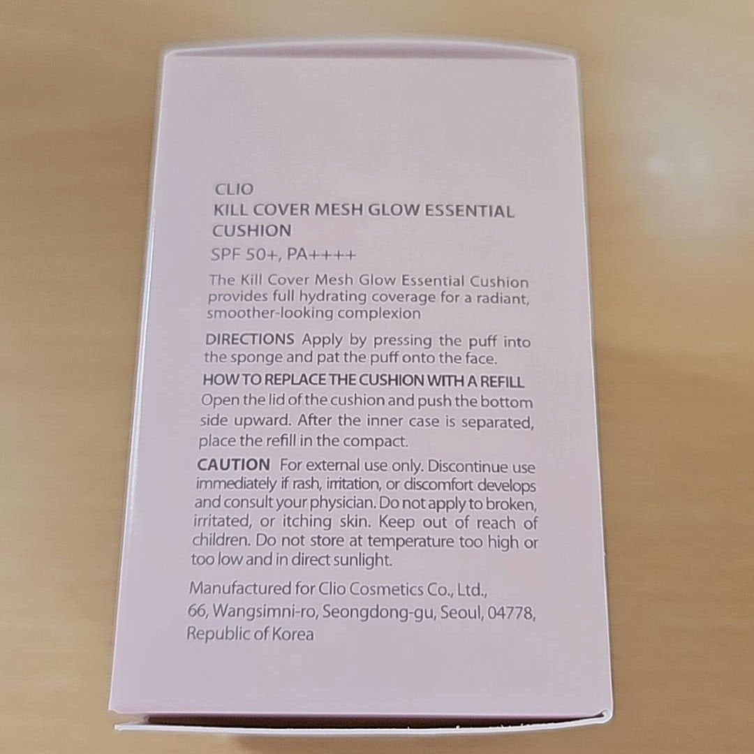 キルカバー メッシュ グロウ エッセンシャル クッション/CLIO/クッションファンデーションを使ったクチコミ(6枚目)