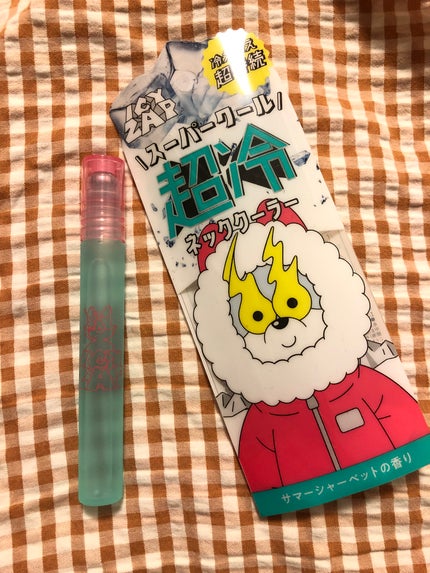 ネッククーラー サマーシャーベットの香り/ICY ZAP/デオドラント・制汗剤を使ったクチコミ(1枚目)