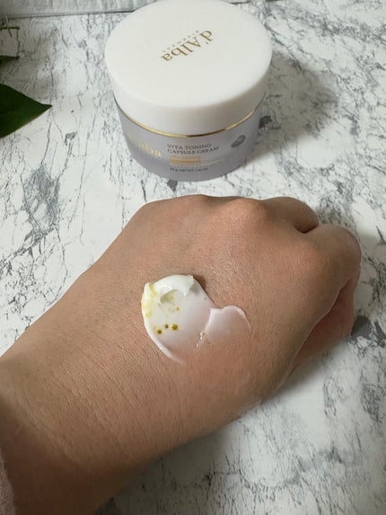 ビタトーニングカプセルクリーム/ダルバ/フェイスクリームを使ったクチコミ(5枚目)